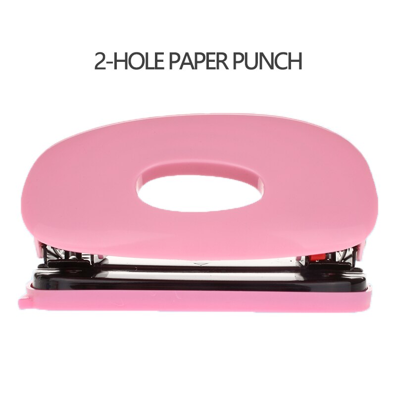 2-Hole Puncher Mini Paper Punch Portable Loose Leaf Paper Hole Puncher DIY Scrapbook Notebook Punch DIY Office Binding Equipment
