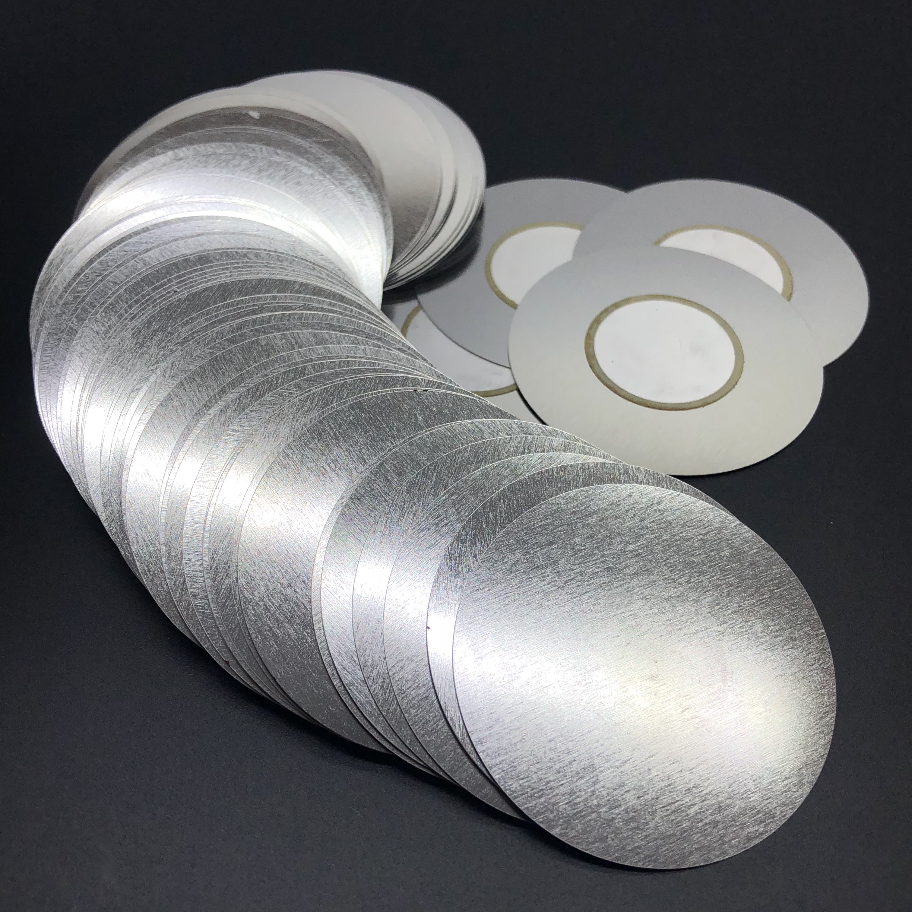 100Pcs/lot 50MM Iron piezoelectric Buzzer Ceramic 25mm 3.2KHZ alarm buzzer Piezo Ceramic buzzers speaker