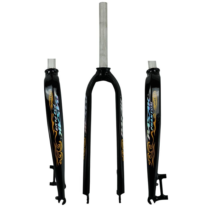 PASAK-horquilla rígida de aluminio para bicicleta de montaña, horquilla de 26 ", 27,5" y 29 "para bici de carretera P32, freno de disco de modelar