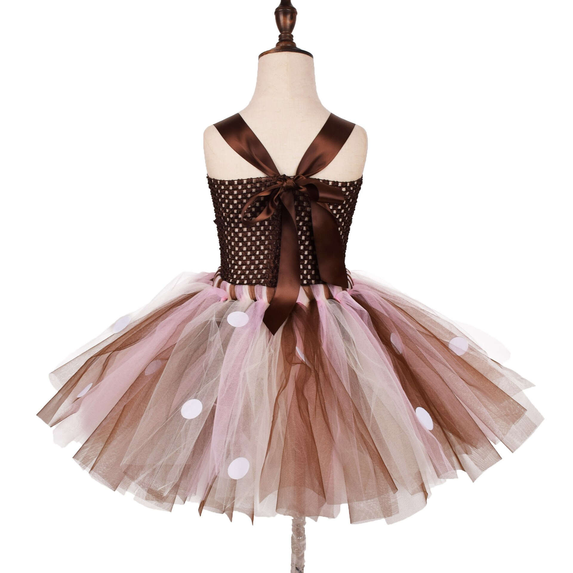 Cartoon Herten Bambi Tutu Jurk Kerst Kinderen Mesh Prinses Jurk Halloween Cosplay Kostuums Jaar Cadeau Voor Meisjes
