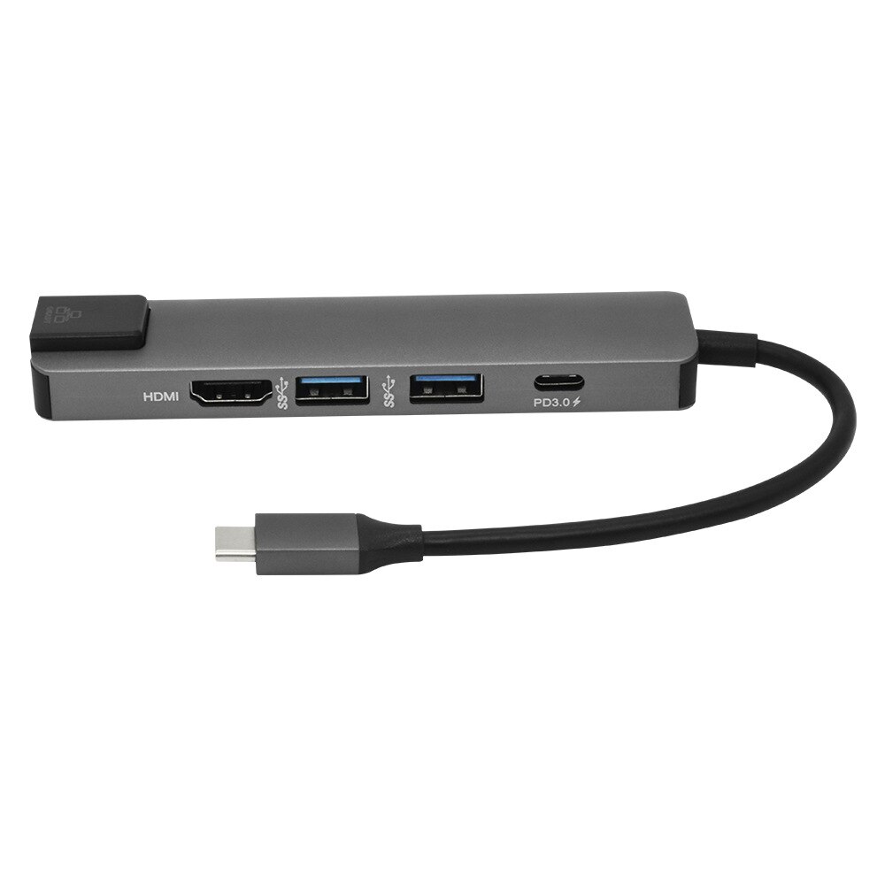 Tipo di computer portatile-C 10 in 1 attracco stazione USB per Macbook taccuino supporto MOZZO in lega di alluminio: Five in uno