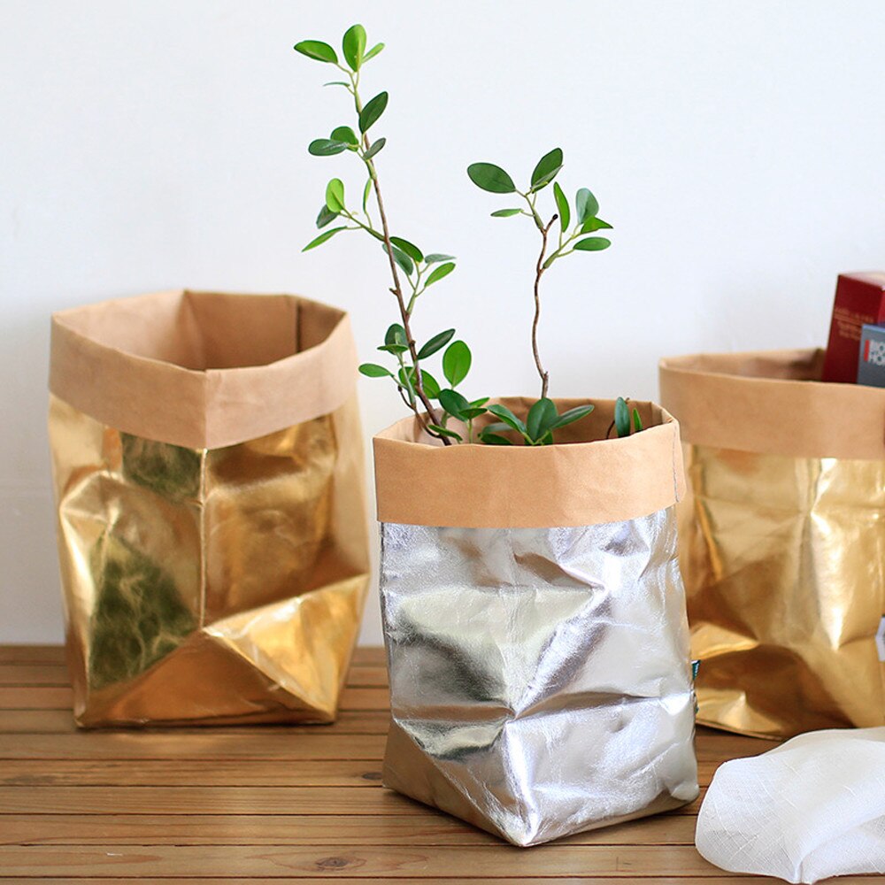 Kraft Paper Plant Grow Bags home garden Potato pot greenhouse Vegetable Growing Bags Moisturizing jardin Garden Bag tools
