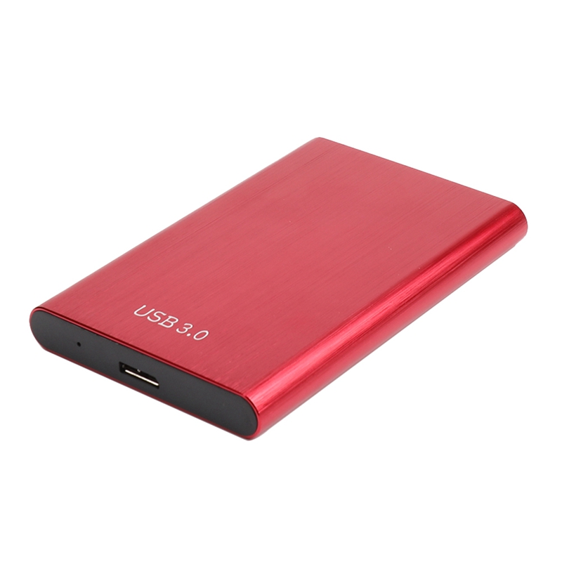 External Hard Disk HDD 2.5-Inch Portable USB3.0 External Mobile Hard Disk Storage For Desktop PC Laptop: 500GB / Red