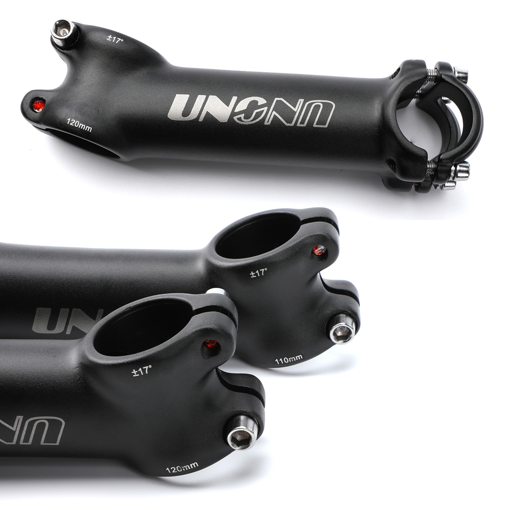 UNO Handlebar MTB Power 17 Degree Bike Handlebar Stem 25.4 Bicycle Parts Handle Bike Stem Off Road 70-120mm Bar Fork Riser