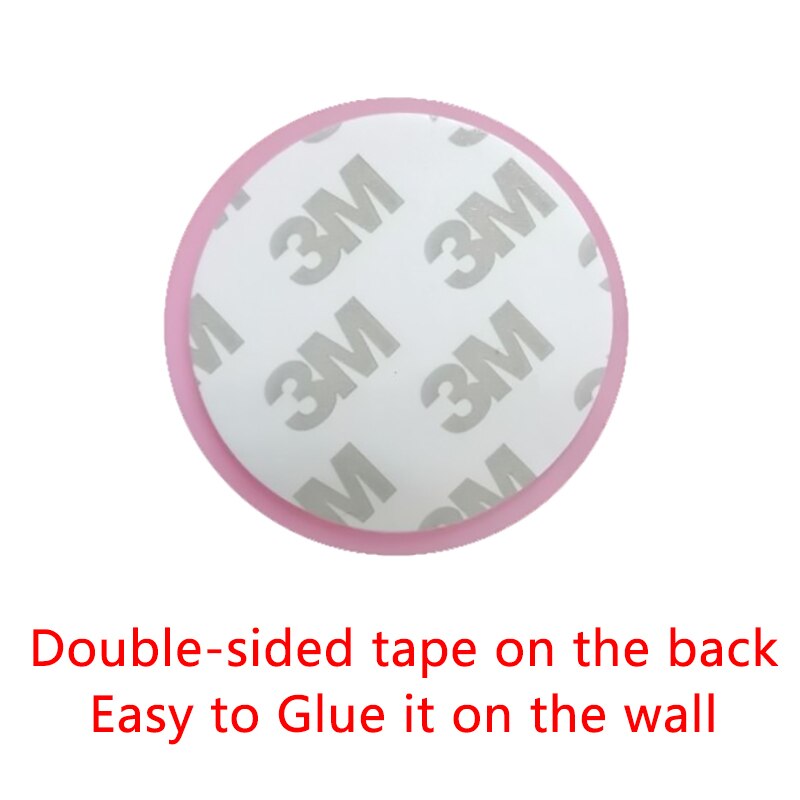 Soft Rubber Pads To Protect The Wall Self Adhesive Door Stopper Golf Modelling Door Fender Sticker -White/Green/Blue/Pink/Purple