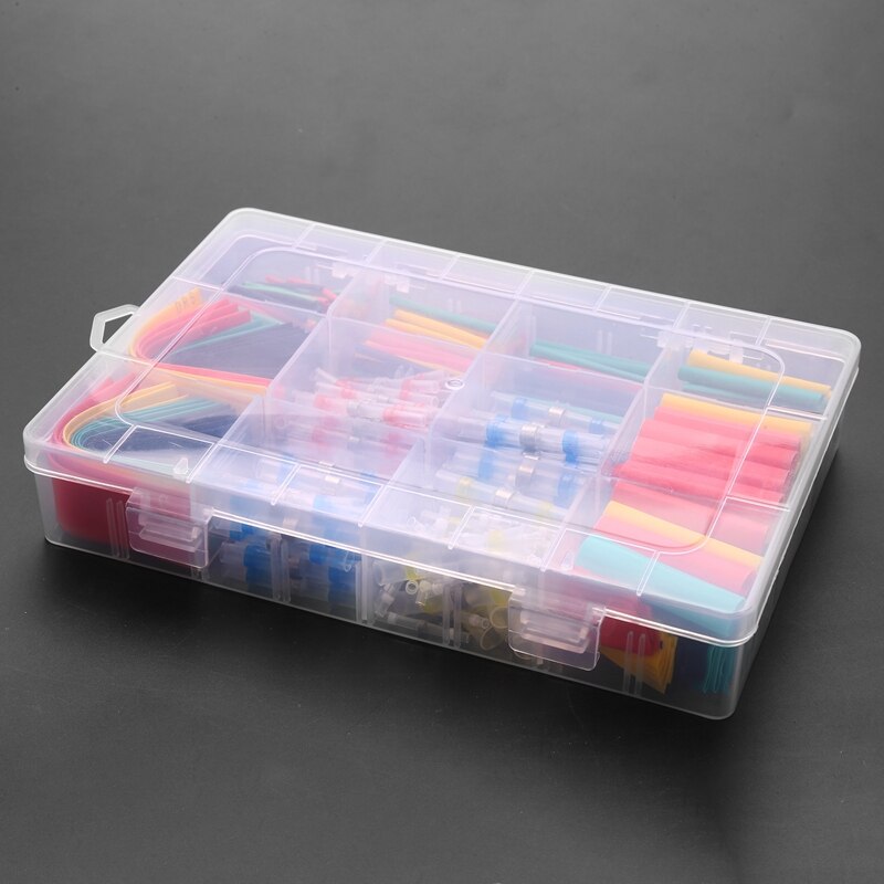 448Pcs Solder Seal Wire Connectors Waterproof &amp; Heat Shrink Tubing Butt Connectors And Shrink Tubes All In One Electrical,Boat A