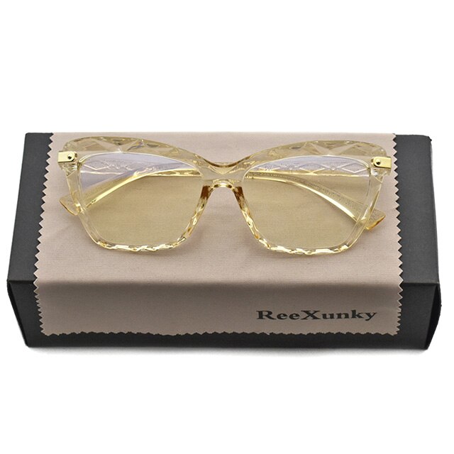 Unisex Anti Blue Light Glasses Women Men Computer Screen Eye Protection Eyewear Frames Goggles Anti Eye Fatigue Glasses: Champagne