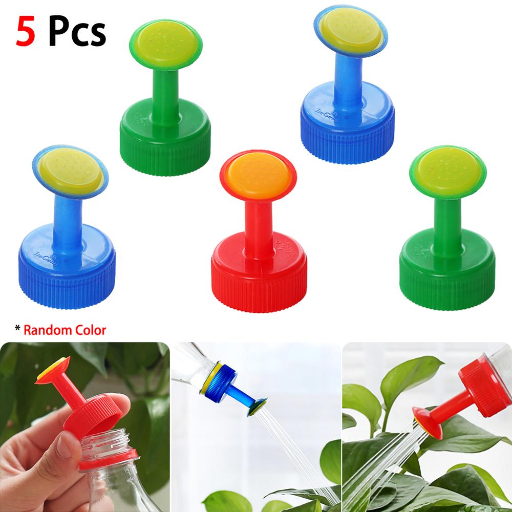 5 PCS Bottle Cap Sprinkler PVC Plastic Watering GB 28mm caliber Little Nozzle Sprinkler Head Watering Vegetables Mist Nozzle