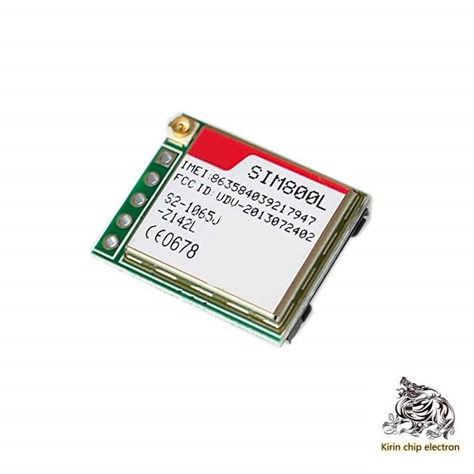 3pcs / lot green sim800l GPRS TCP IP module self elastic card slot Microsim card GSM SMS: A single module