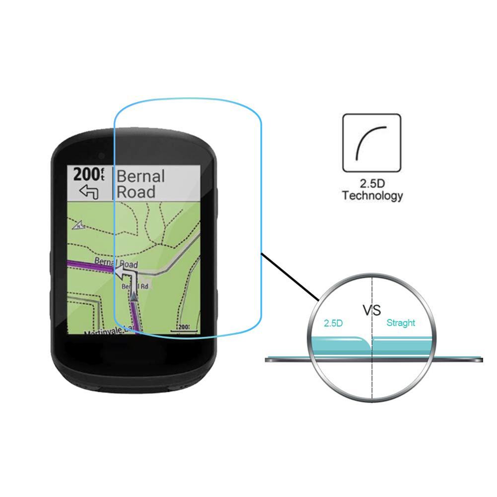 3PCS Screen Tempered Film Screen Protector for Garmin Edge 530/830 Tempered Glass Screen Protectors