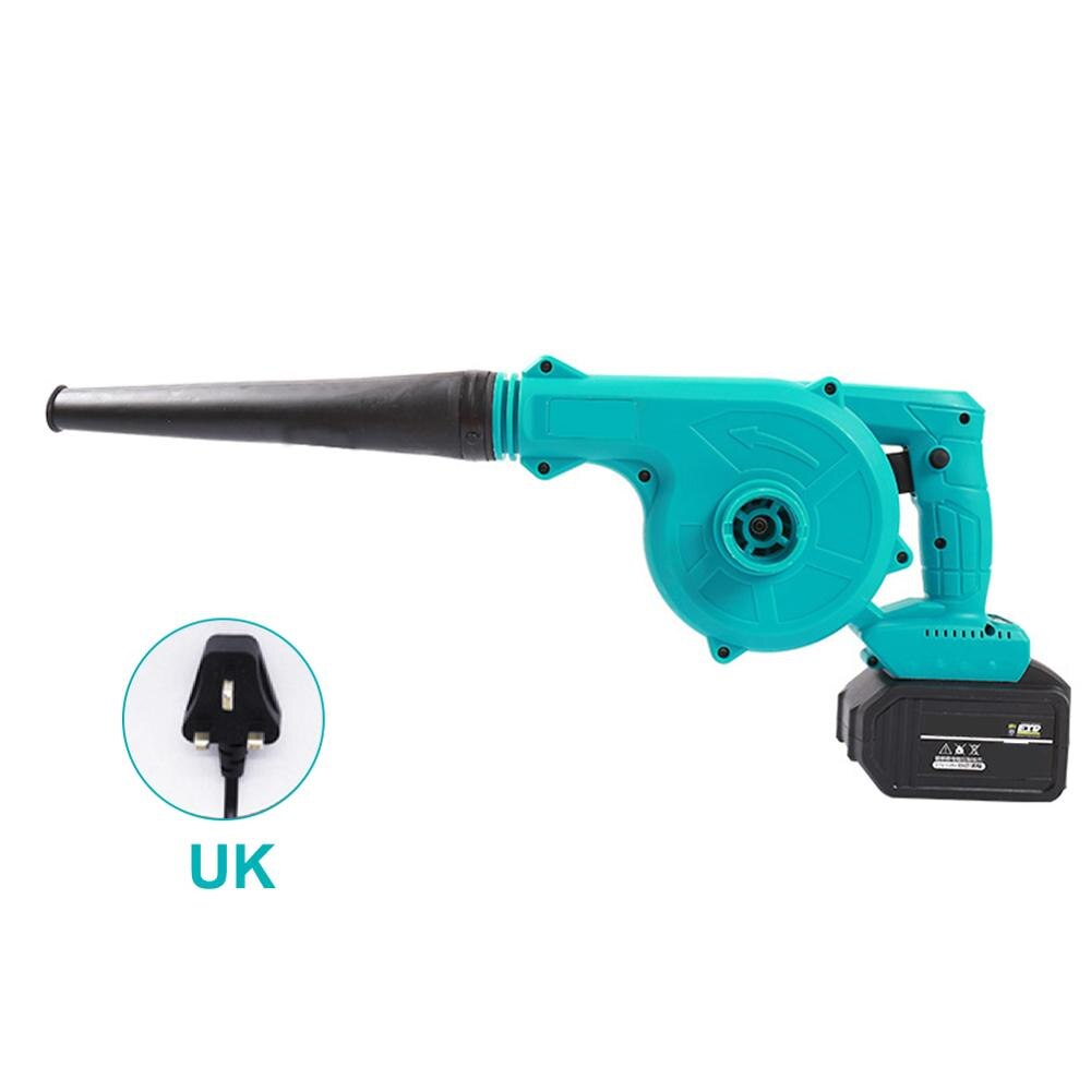 Rechargeable Blower Makita Battery Dedicated Cordless Blower 21V Air Flow Adjustment Vacuum Cleaner Electric Dust Blowing Tool: UK