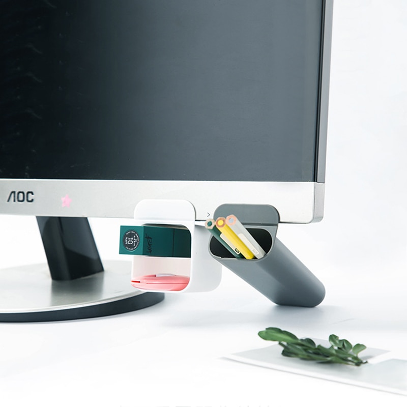 Bureau opbergdoos computer monitor zak potlood houder kantoor school schrijfwaren organizer bureau organizer pennen etui