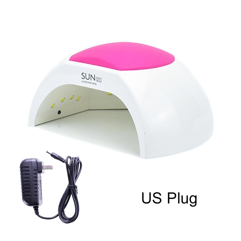 Lámpara de 48W para uñas, secador de uñas para Gel UV, LED, máquina de uñas de Gel, Sensor infrarrojo, temporizador Digital, SUN2 #297986: US Plug