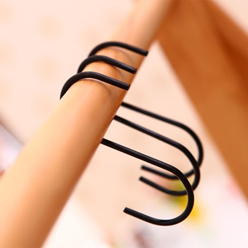 Strong Stainless Steel Storage Hook Free installation Multifunction Hanger S Shape Hooks For Hanging On Rope Crossbar Use Hook