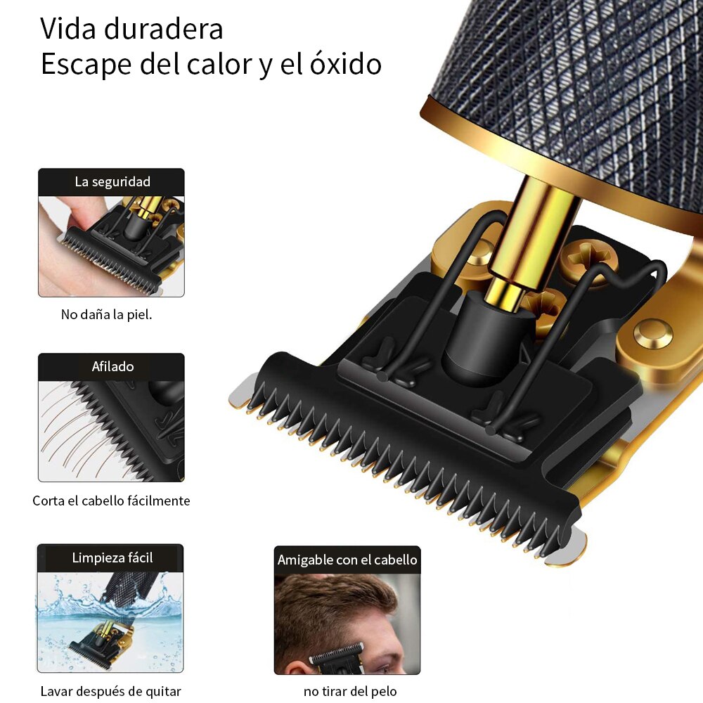 T9 USB Electric Hair Cutting Machine Rechargeable Cut Hair Clipper Man Shaver Trimmer For Men Barber Beard Trimmers