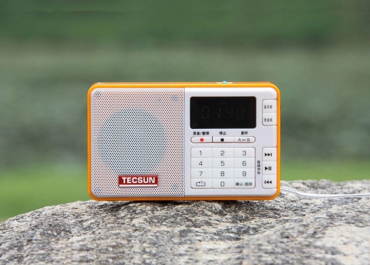 Originele Tecsun Q3 Fm Stereo Radio Met Rec Recorder Tf Card MP3 Player Usb Speaker Fm Radio