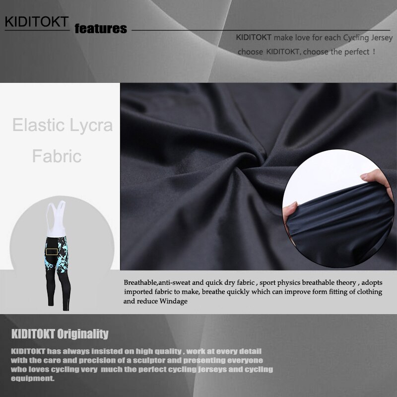Kiditokt Pro Winter Shockproof Fietsen Broek Warm Houden Mtb Bike Fietsen Panty Thermische Fleece Fietsen Fiets Broek