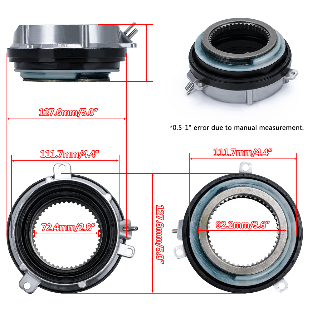 For Ford F-150 4WD 4X4 2003 N4WD Vacuum Hub Axle Actuator Locking OEM: 7L1Z-3C247-A 7L1Z3C247A 600-105