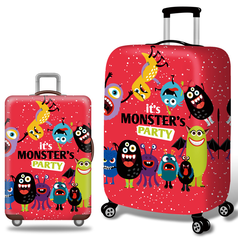 Koffer Bagage Cover 18-32 Inch Trolley Bagage Elastische Bescherming Cover Kofferbak Stof Beschermhoes Covers Travel Accessoires
