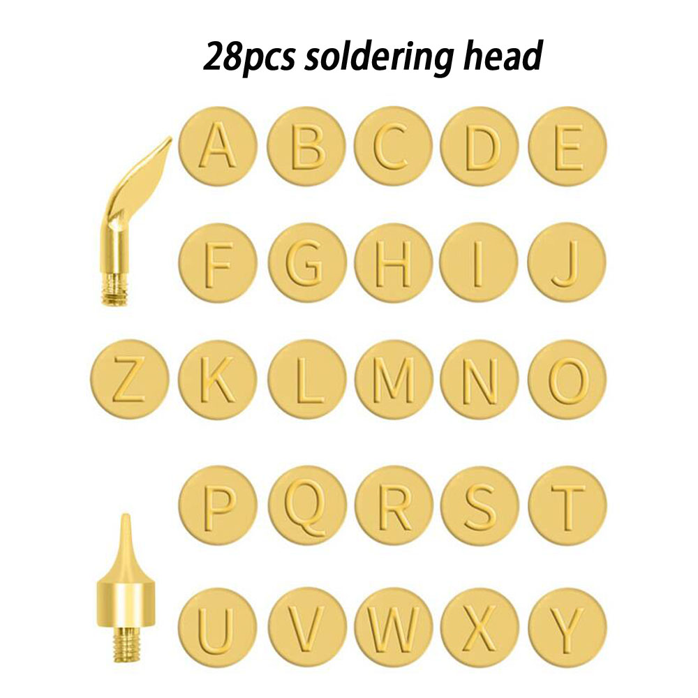 Soldeerbout Kleine Houvast Foliedruk Machine Digitale Display 80-500 Graden Lederen Ambachtelijke Ijzer Voor Embossing Branding: Licht Geel