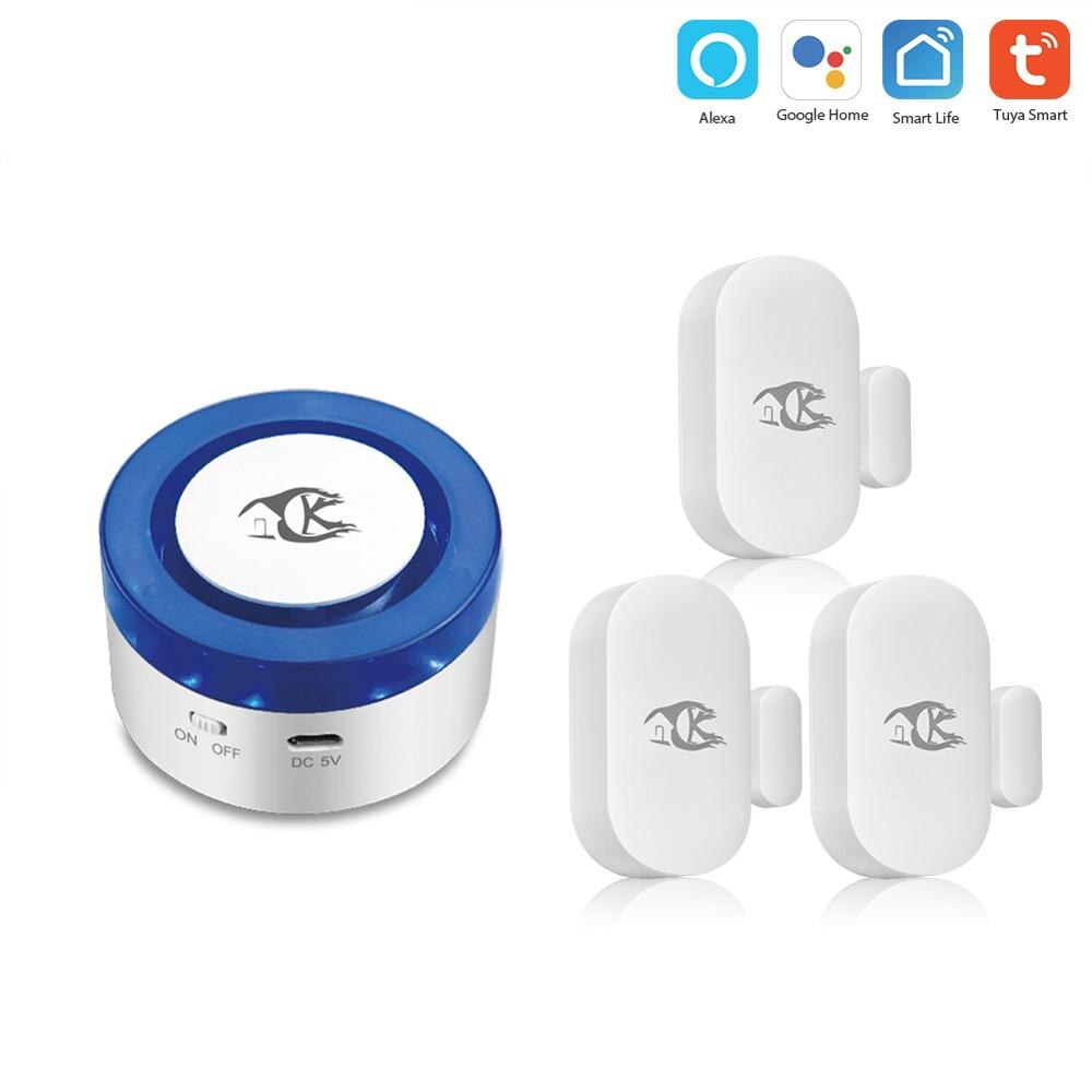 tuya alarm security system Smart home Alarm Systems Security WIFI Video Alarm APP Control