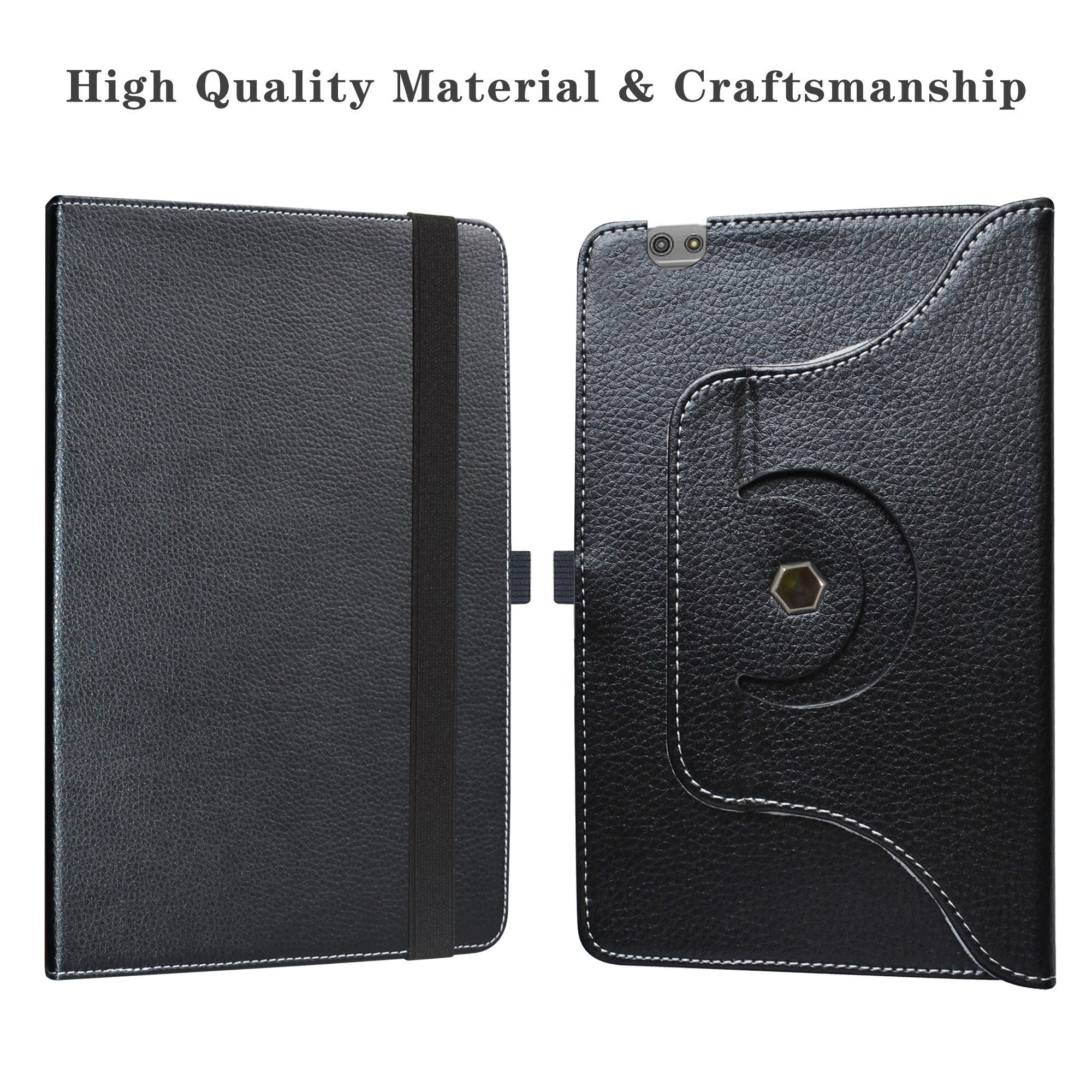 For 10.1" Vankyo MatrixPad S20 Case,360 Degree Rotary Rotating PU Leather For Vankyo MatrixPad S20 /Yuntab D107 Tablet