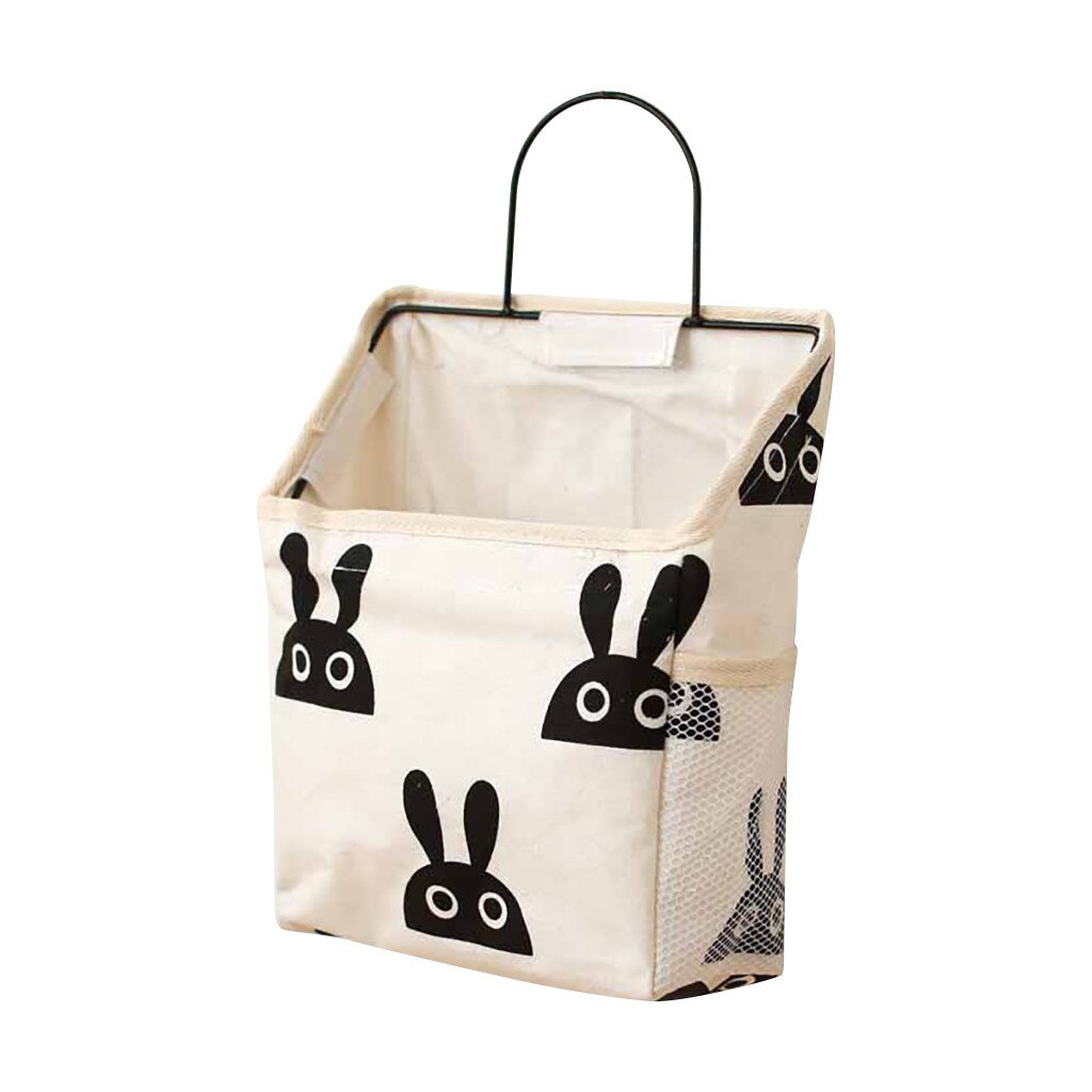 Wall-mounted Storage Bag Book Magazine Mobile Phone Holder Storage Bag With Hook Pocket Storage Bags Containers Closet Organizer: 13