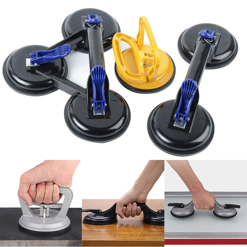 Vacuum Suction Cup Glass Lifter Vacuum Lifter Gripper Sucker Plate for Glass Tiles Mirror Granite Lifting TI99