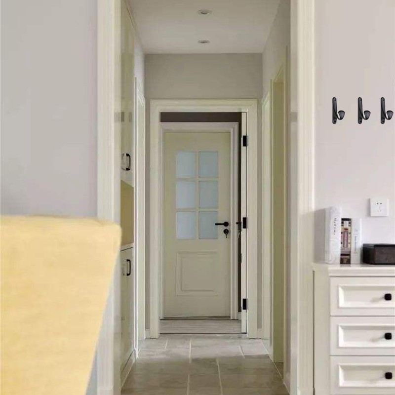 Zinklegering Slaapkamer Kleerhanger Muur Decoratieve Haak Sleutel Sjaal Handtas Opslag Hanger Badkamer Rack