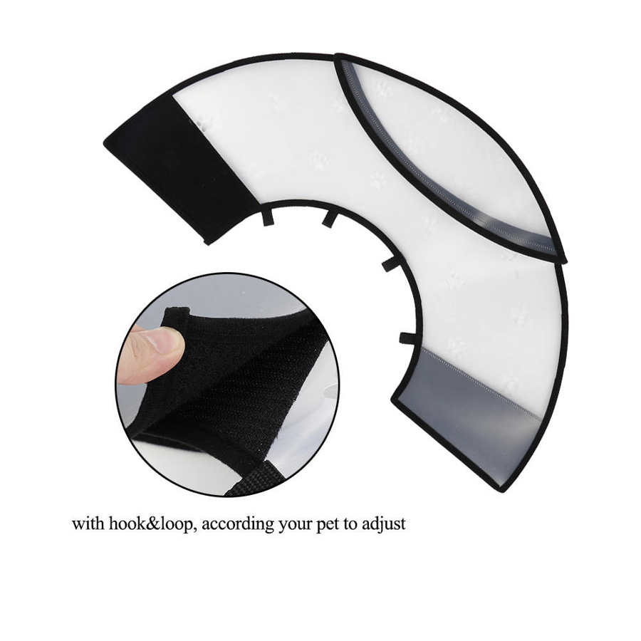 Pet Elizabethan Collar Printed Dog Cat Surgery Recovery Collar Smart Cone