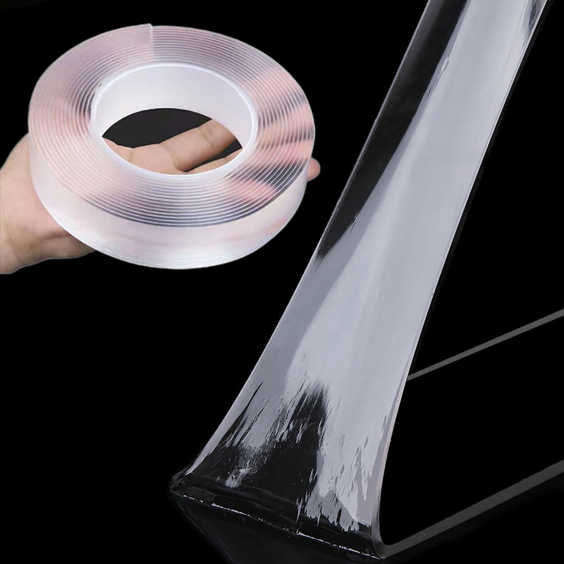 Nano cinta súper fuerte, cinta adhesiva de doble cara, cinta antideslizante Extra fuerte, cinta transparente impermeable para cocina y baño