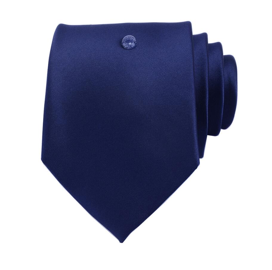 Gusleson silke solidt slips 8cm vandtæt slips til forretnings bryllup klassisk herre rødblå sort slips corbatas: 06