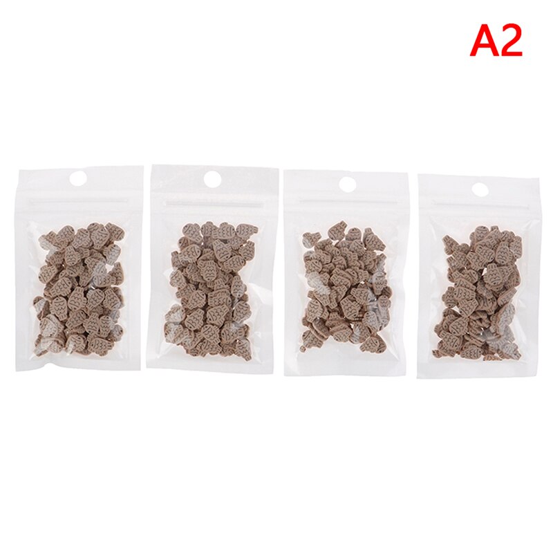 4 sacs japonais Simulation Sushi tranches pour bricolage moelleux remplissage paillettes décoration ensemble 10 g/sac: Vert clair