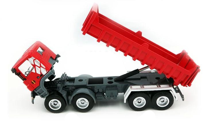 1:50 legering automodellen, hoge simulatie dump vrachtwagens, metal casting trek functie,