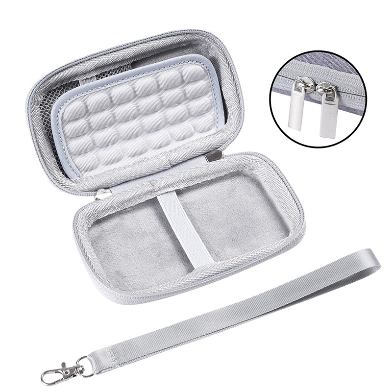 Neueste Hard Eva Travel Trage tasche Aufbewahrung koffer für Sandisk SSD E81 Extreme Pro 4TB 2TB 1TB tragbare externe Solid-State-Laufwerk: WHITE