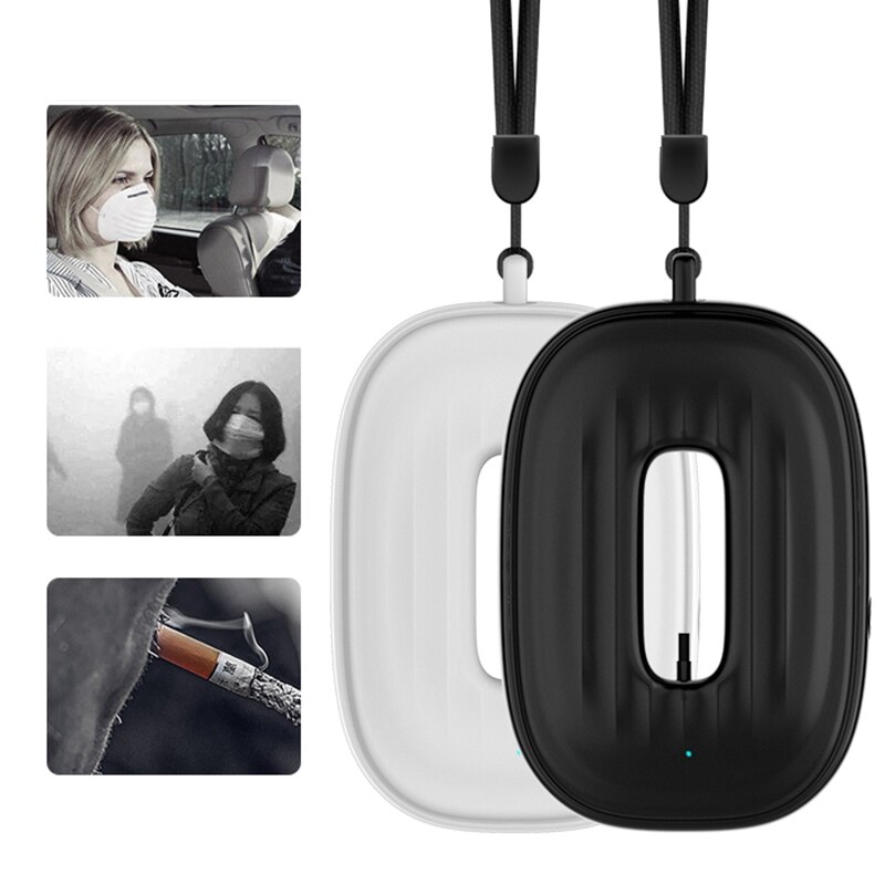 Hanging Neck Air Purifier Stylish Personal Wearable Mini Portable Car Oxygen Bar Negative Ion Air Purifier