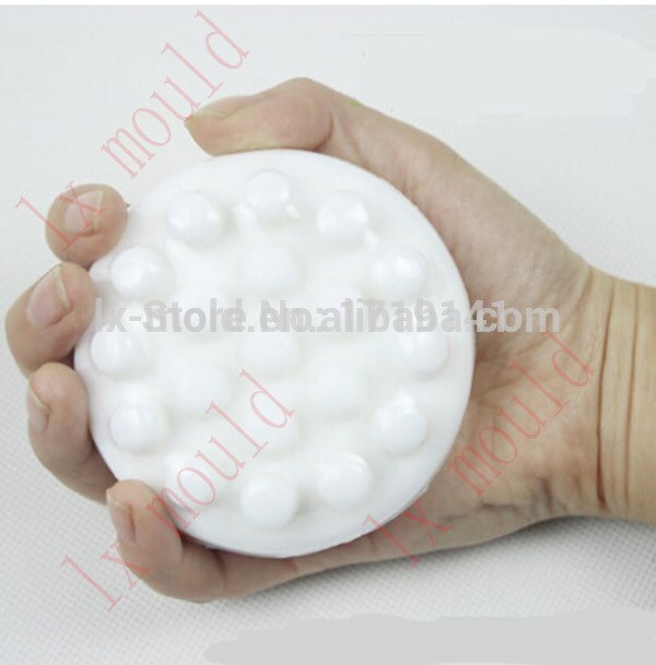 Ronde massage handgemaakte zeep siliconen mallen