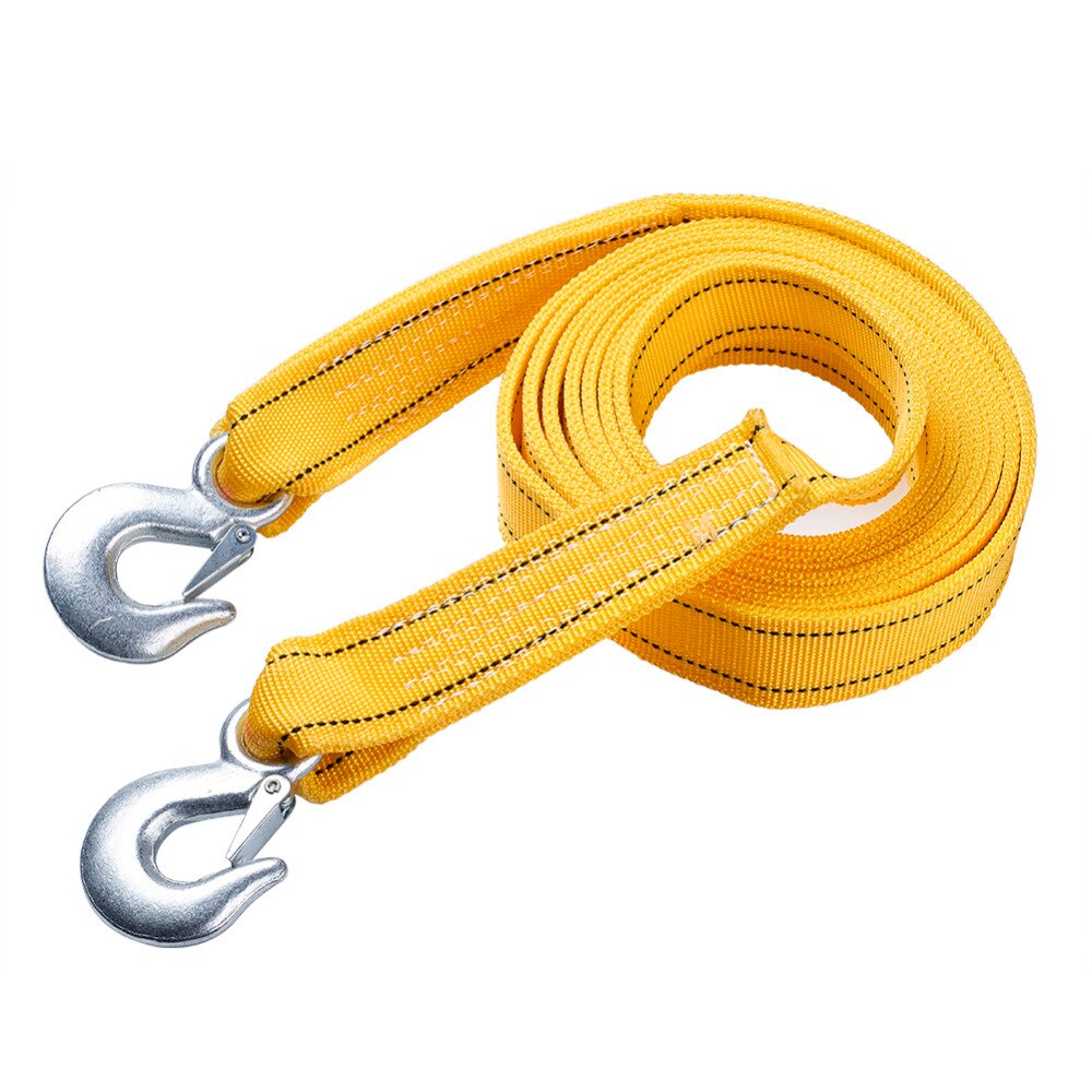 Auto Spanbanden Zware Tow Strap met Haken Auto Sleepkabel slepen Strap Touw Laden capaciteit 6 Ton 5M x 5cm