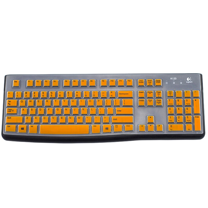 Keyboard Protection for Logitech K120 Keyboard MK120 Desktop Keyboard Protection Film Full Cover Button Cover Keyboard Cover