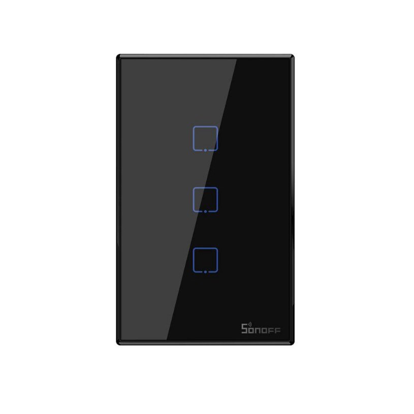 Itead Sonoff T3 UNS 1/2/3 Gang TX 433Mhz RF Einöde Gesteuert Wifi berühren Schalter Mit grenze Arbeitet Mit Alexa Google Heimat IFTTT
