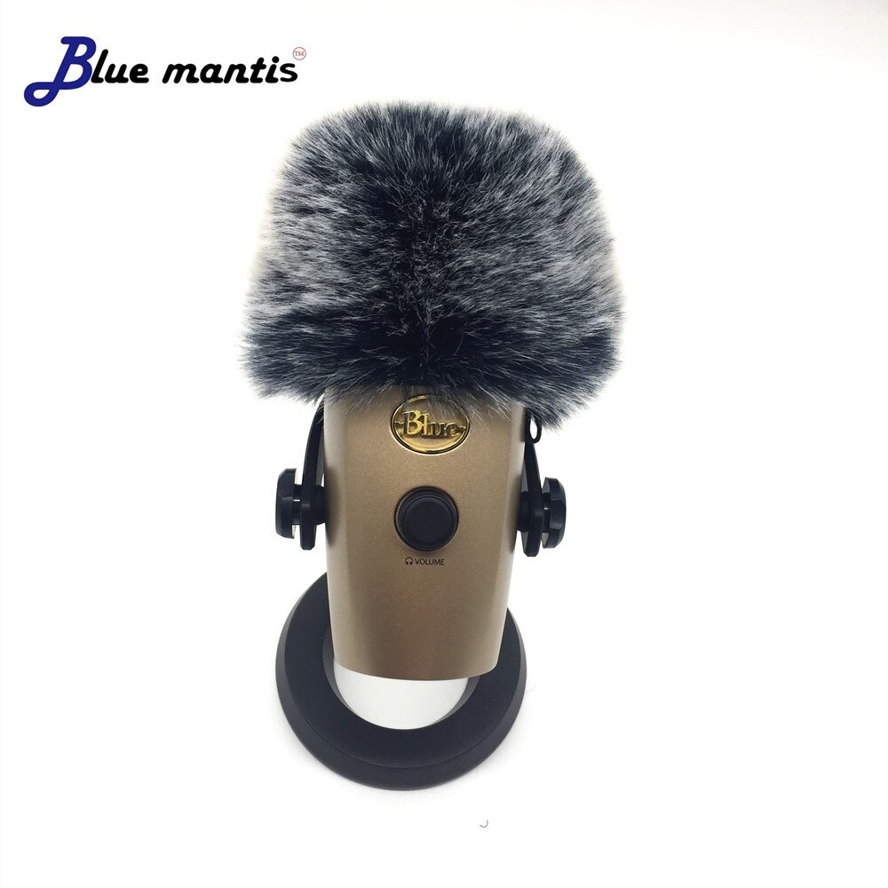 Deat Kat Outdoor Kunstmatige Bont Voorruit Microfoon Voor Blauw Yeti Nano Microfoon Furry Cover Voor Blauw Yeti Nano