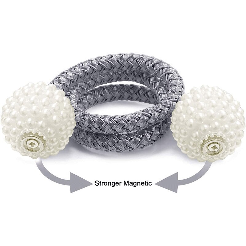 1/2PCS Magnetic Curtain Clip Curtain Holders Pompom Tieback Buckle Hanging Ball Buckle Curtain Tie Back Accessories Home Decors