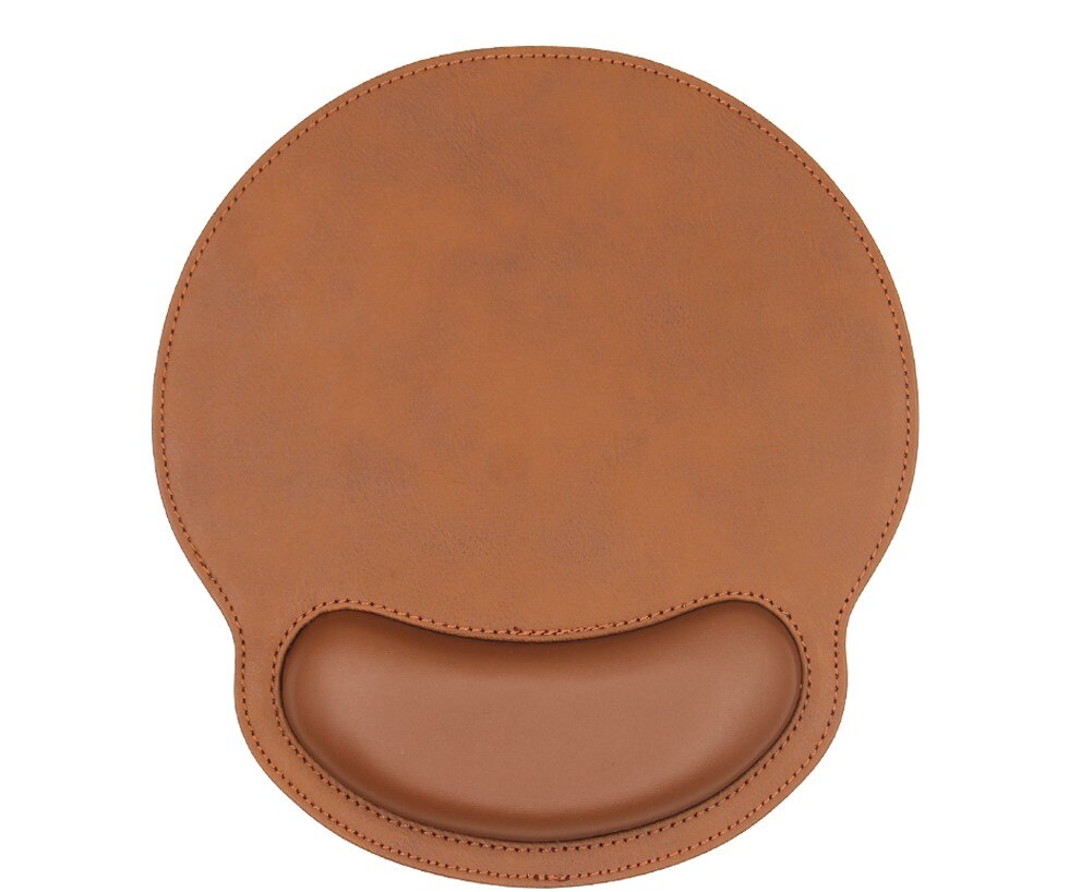 Muismat Met Polssteun Comfort Hand Rest Anti-Slip Ergonomische Gaming Muismat: brown