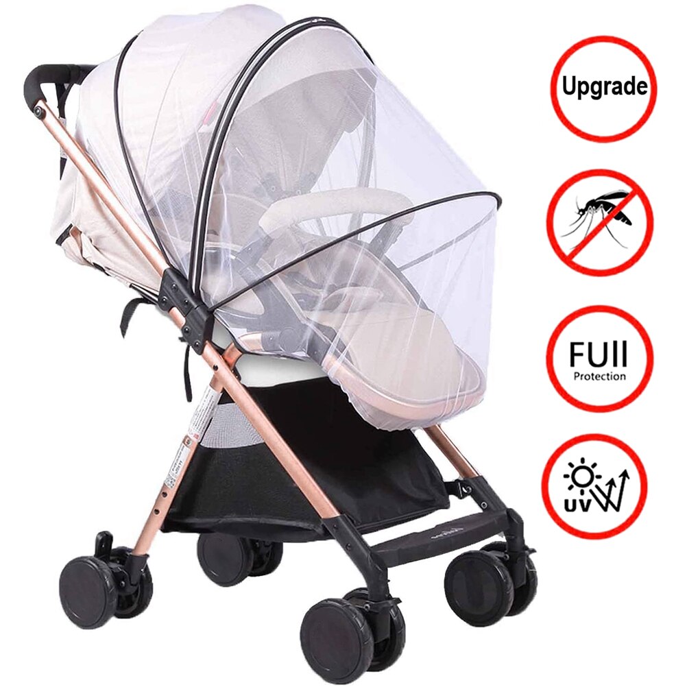 Universal- Moskito Netz Baby Kinderwagen Insekt Netz mit Reißverschluss für Tragetasche Baby-reisebett Kinderwagen: Ursprünglich Titel