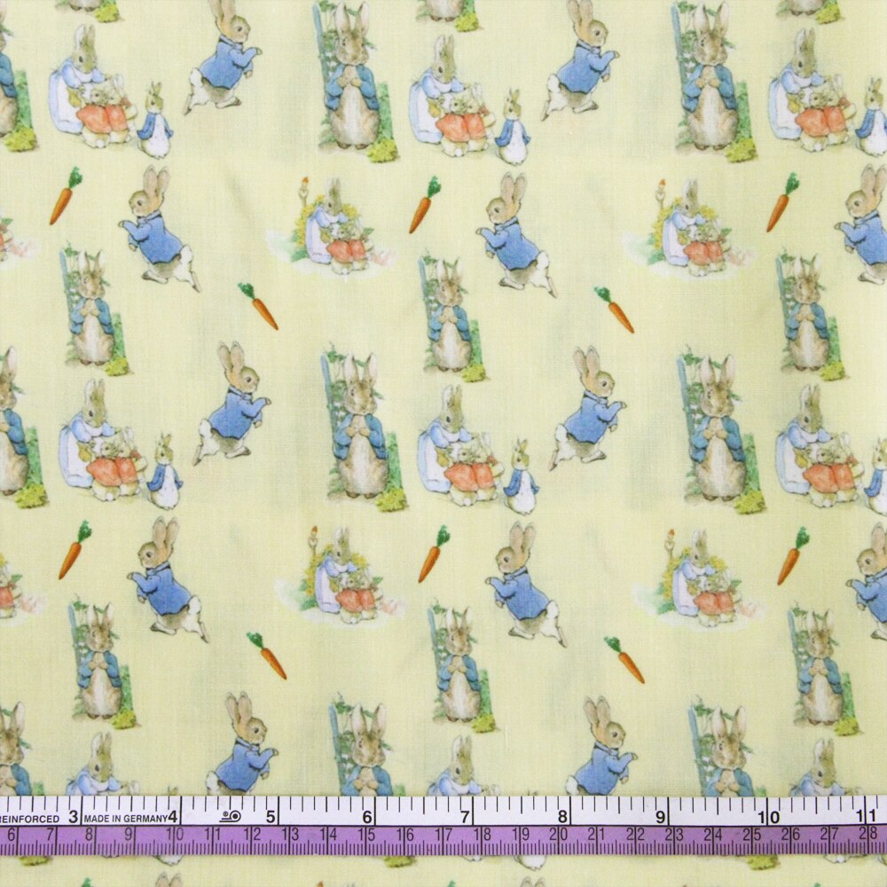 50*145cm Animal Polyester coton tissu impression nœud-noeud Quliting Patchwork pour tissu faisant marionnette vêtement tissu matériel, 1Yc421: 1050680001