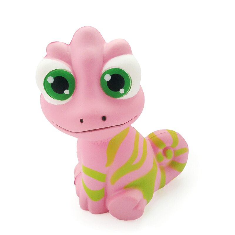 Pu simulatie gekko-ventilatie stressverlichtend speelgoed squishy langzaam stijgend knijpspeelgoed voor kinderen volwassenen 13.5*10*8 cm