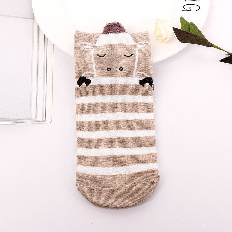 Calcetines tobilleros con estampado de personajes de dibujos animados para mujer, medias tobilleras con estampados, estilo Harajuku, Hipster, XG20, 1 par = 2 uds.: XG20niu