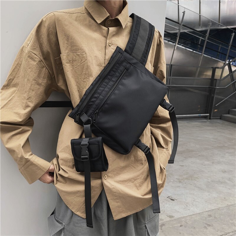 Crossbody tasker til kvinder nylon skoletaske til teenager vandtæt kvindelig messenger taske anti-tyveri skuldertaske