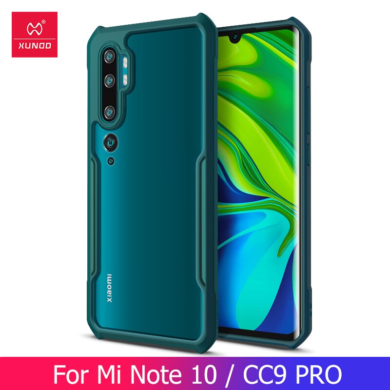 For Xiaomi Mi Note 10 Case XUNDD Airbags Shockproof Transparent Back Cover for Xiaomi CC9 Pro capa for Xiaomi Note10 Pro чехол