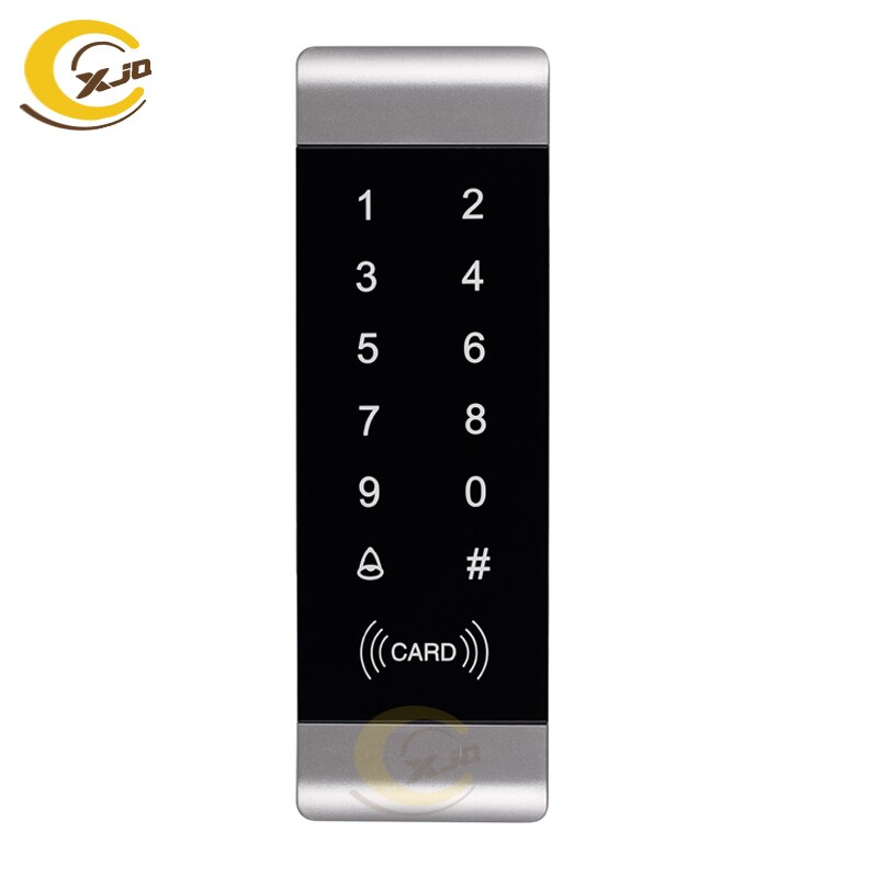 XJQ 1000 Users Touch Keypad Standalone Access Controller RFID Proximity EM Card Keyfobs Keyboard Single Door Access Control: Keypad only